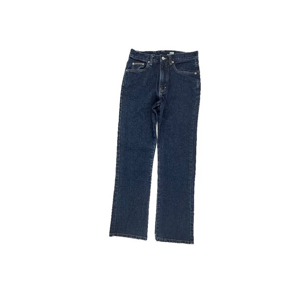 Calvin Klein Straight Leg Women's size 5 Dark Wash Blue Denim Jeans - Picture 1 of 4